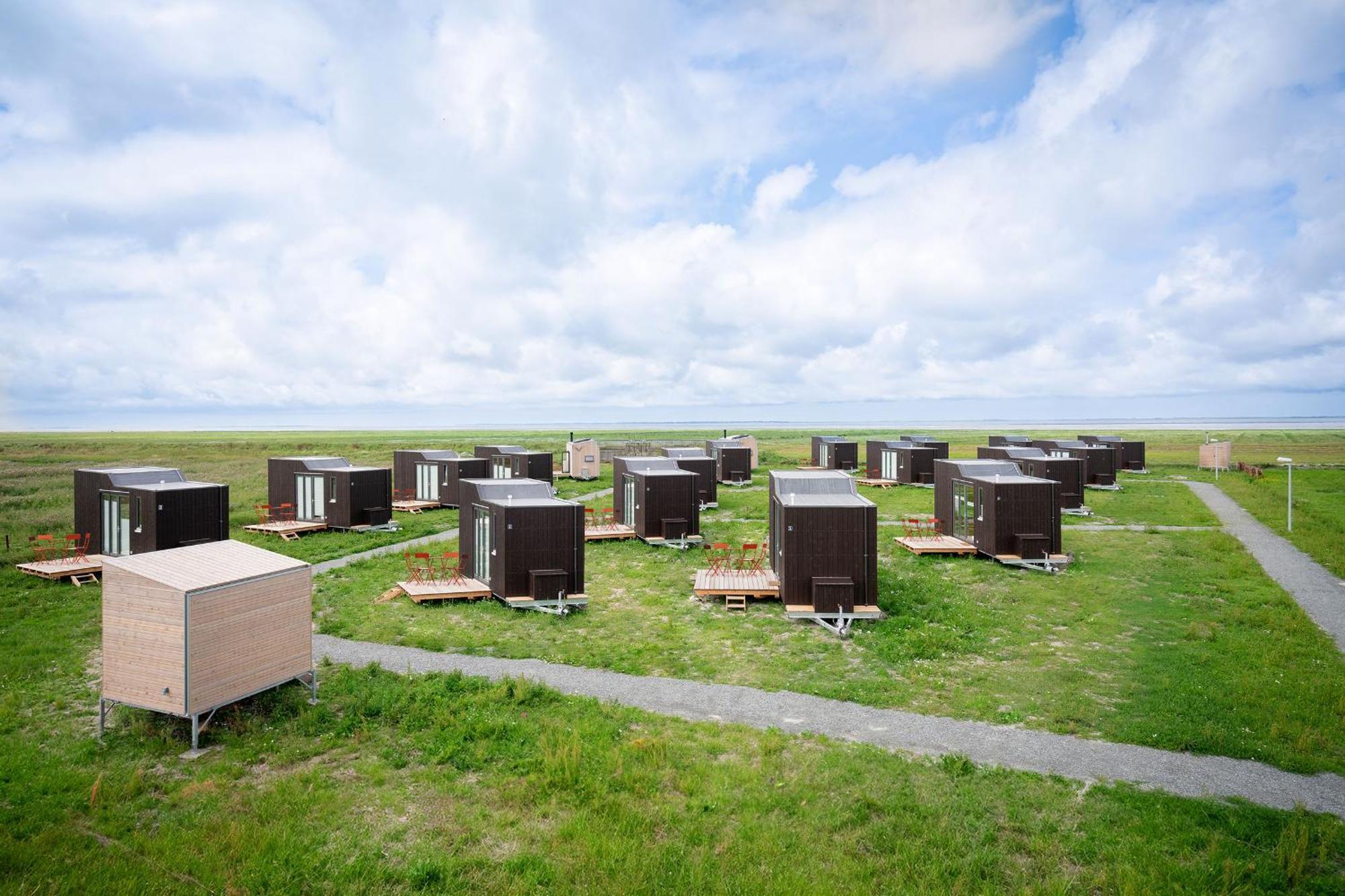 Tiny House Nature 15 Zur Meerseite - Green Tiny Village Harlesiel Carolinensiel Esterno foto