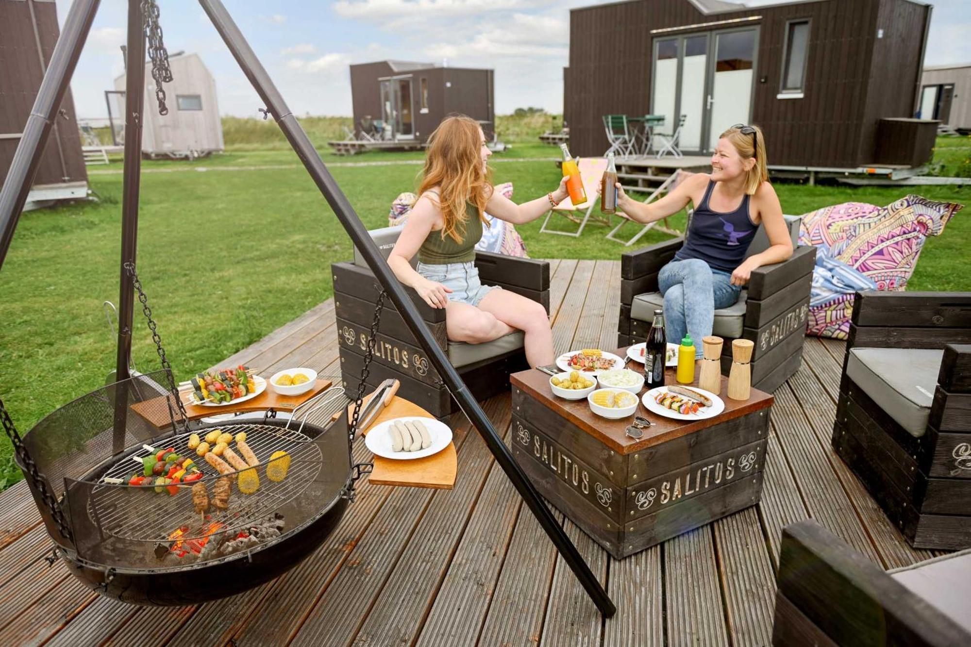 Tiny House Nature 15 Zur Meerseite - Green Tiny Village Harlesiel Carolinensiel Esterno foto
